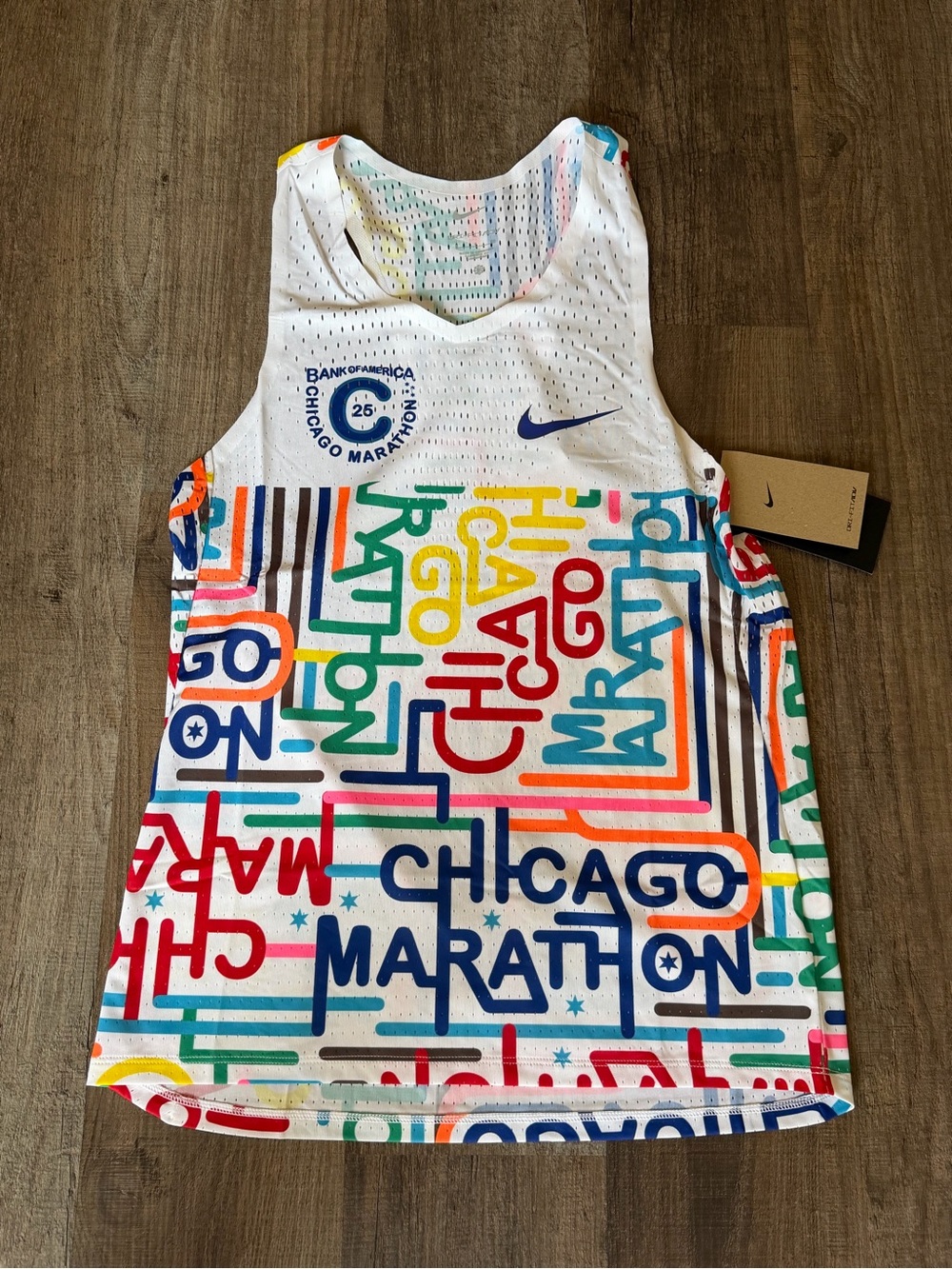 Nike AeroSwift “Chicago Marathon 2025” Singlet.
- Size S Men.